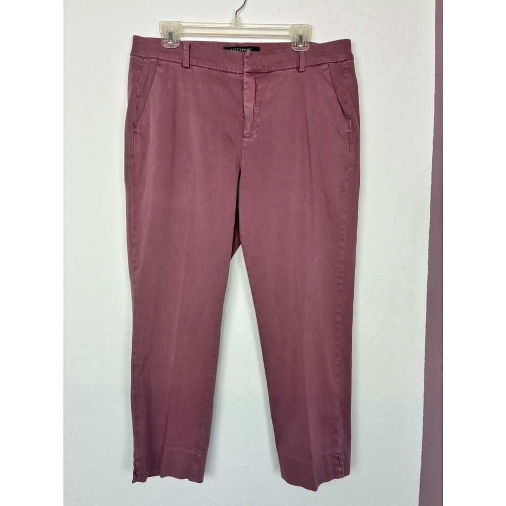 Liverpool Soft Victorian Mauve cropped pants